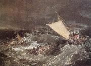 J.M.W. Turner The Shipwreck Spain oil painting artist